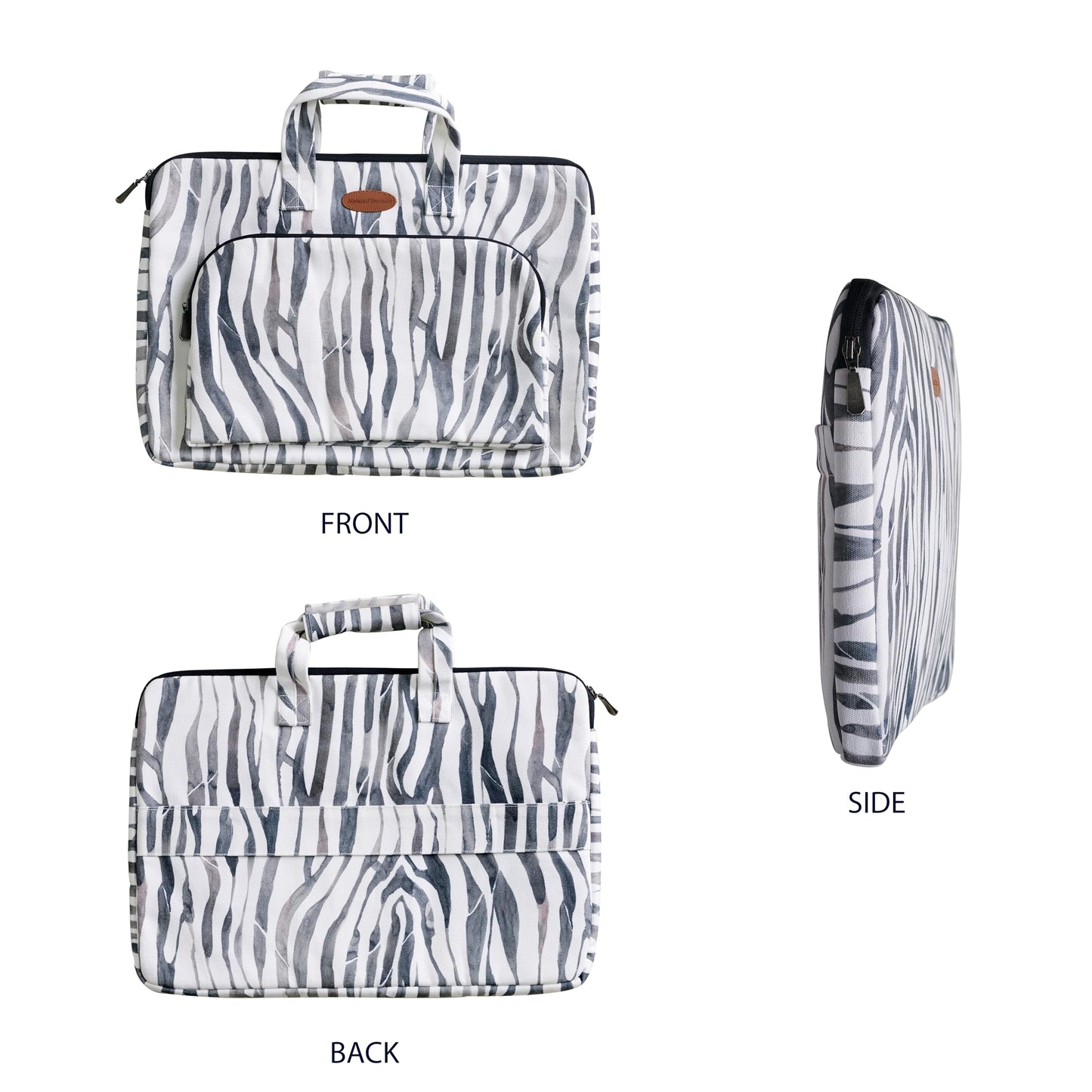 Maison d' Hermine Laptop Bag with Front Pocket Upto 15.5 inch Laptop Tablet