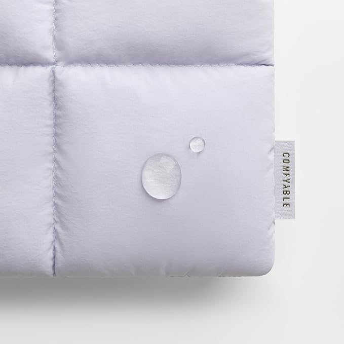 Comfyable Puffy Laptop Sleeve 13 Inch 14 Inch, Quilted Puffer Laptop Carrying Case, Pillow Case Compatible with MacBook Air M4 2025 M3 M2 M1, MacBook Pro M4 Pro/Max, Lavender