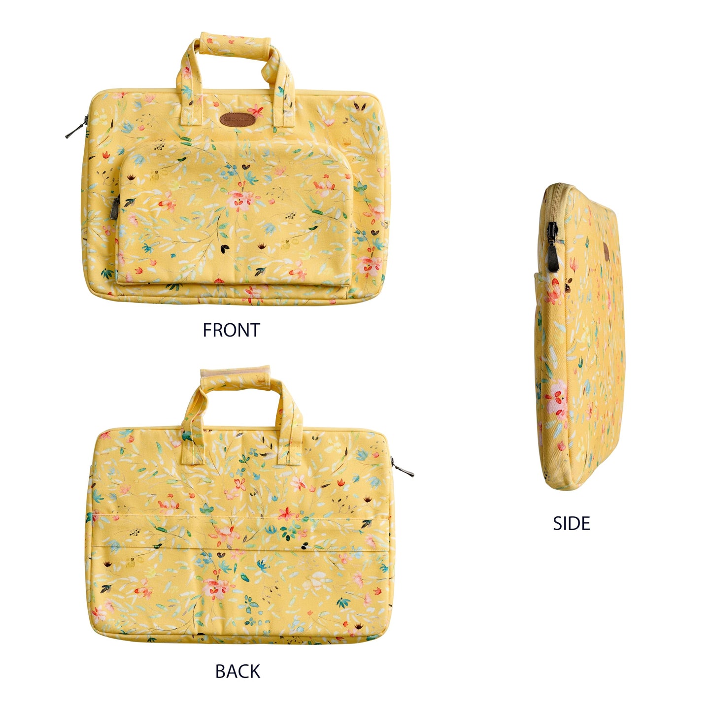 Maison d' Hermine Laptop Bag with Front Pocket Upto 15.5 inch Laptop Tablet