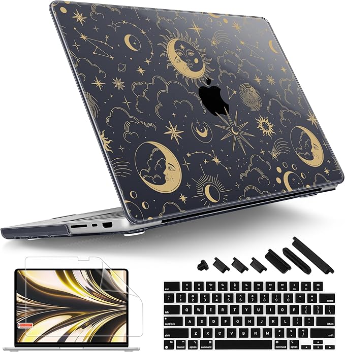Tuiklol for MacBook Pro 14 Inch Case 2026 2025 2024 2023 2022 2021 Release M5/M4/M3/M2/M1 A2442 Pro/Max,Hard Shell Case with Screen Protector for Touch ID
