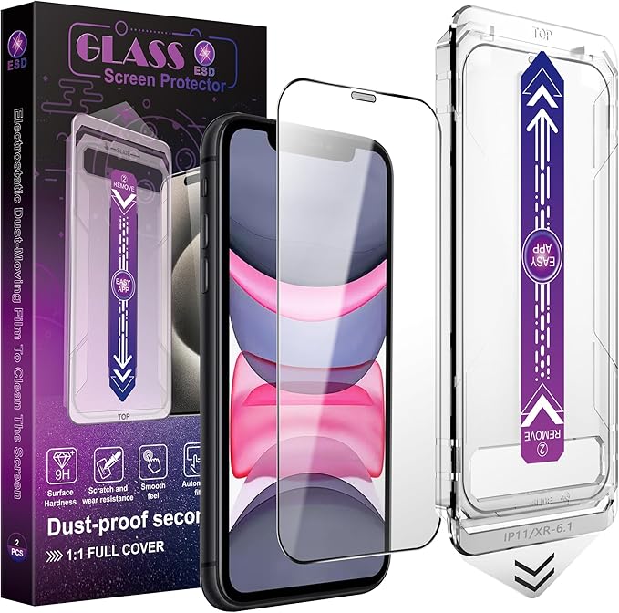 CHRYSHA 2-Pack Matte Screen Protector for iPhone 12 Pro Max 6.7-Inch, Auto Dust Removal, No Bubbles, High Definition Clear, Easy Installation
