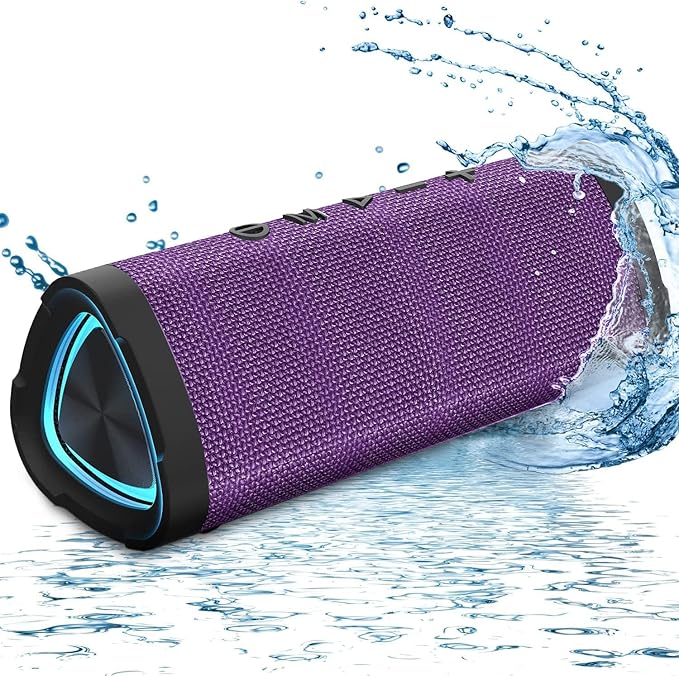 Vanzon Bluetooth Speakers V40 Portable Wireless Speaker V5.0 with 24W Loud Stereo Sound, TWS, 24H Playtime & IPX7 Waterproof, Suitable for Travel,HLJ)