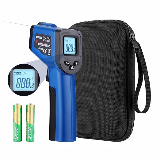 Digital Laser Thermometer for Griddle,Infrared Temperature Gun for Cooking
