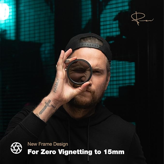 PolarPro 82mm Peter McKinnon VND Camera Filter - 6-9 Stop Variable Neutral Density Lens Filter for DSLR/Mirrorless Professional Video β PMVND Signature Edition II for Cinematic Shutter Speed Control