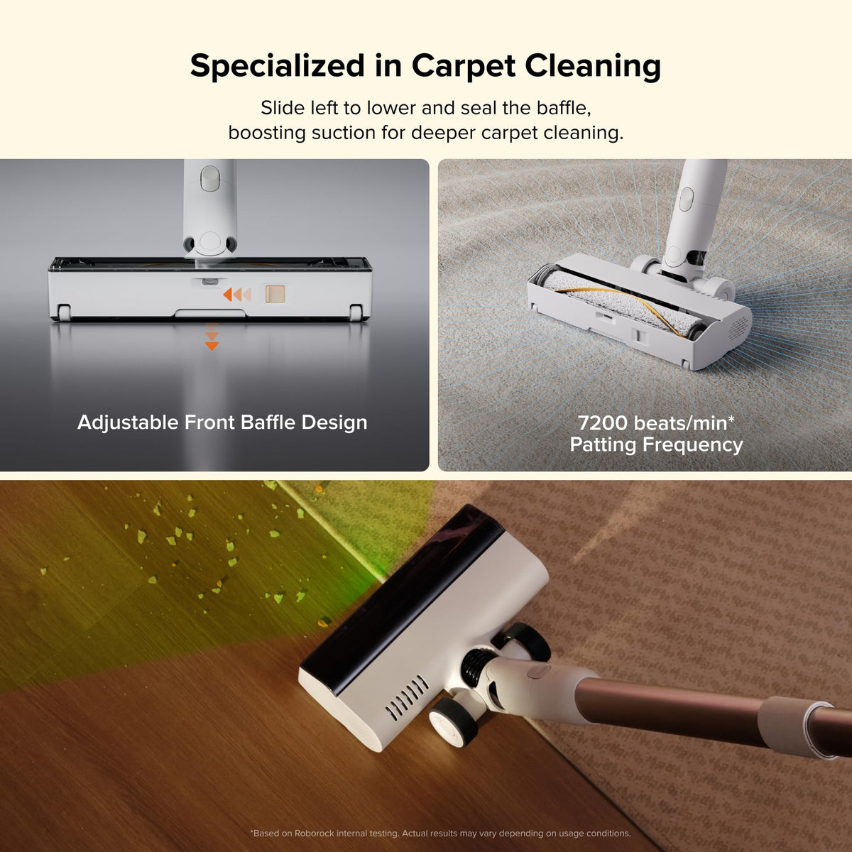 roborock H60 Hub Cordless Stick Vacuum Cleaner with Auto-Empty Dock, 60Min