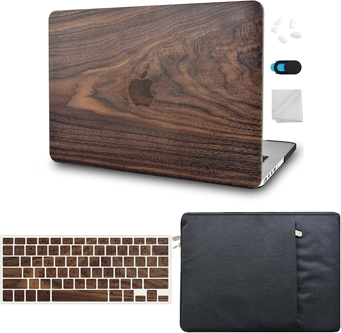 KECC Ultra Thin Case for MacBook Pro 13 inch 2026 2025-2016 Release M2 M1 Chip, Lightweight Plastic Hard Shell for MacBook Pro 13” + Keyboard Cover + Sleeve