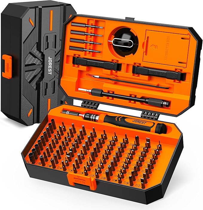 JOREST 40Pcs Precision Screwdriver Set,Small Screwdriver with Torx T5 T6 T8