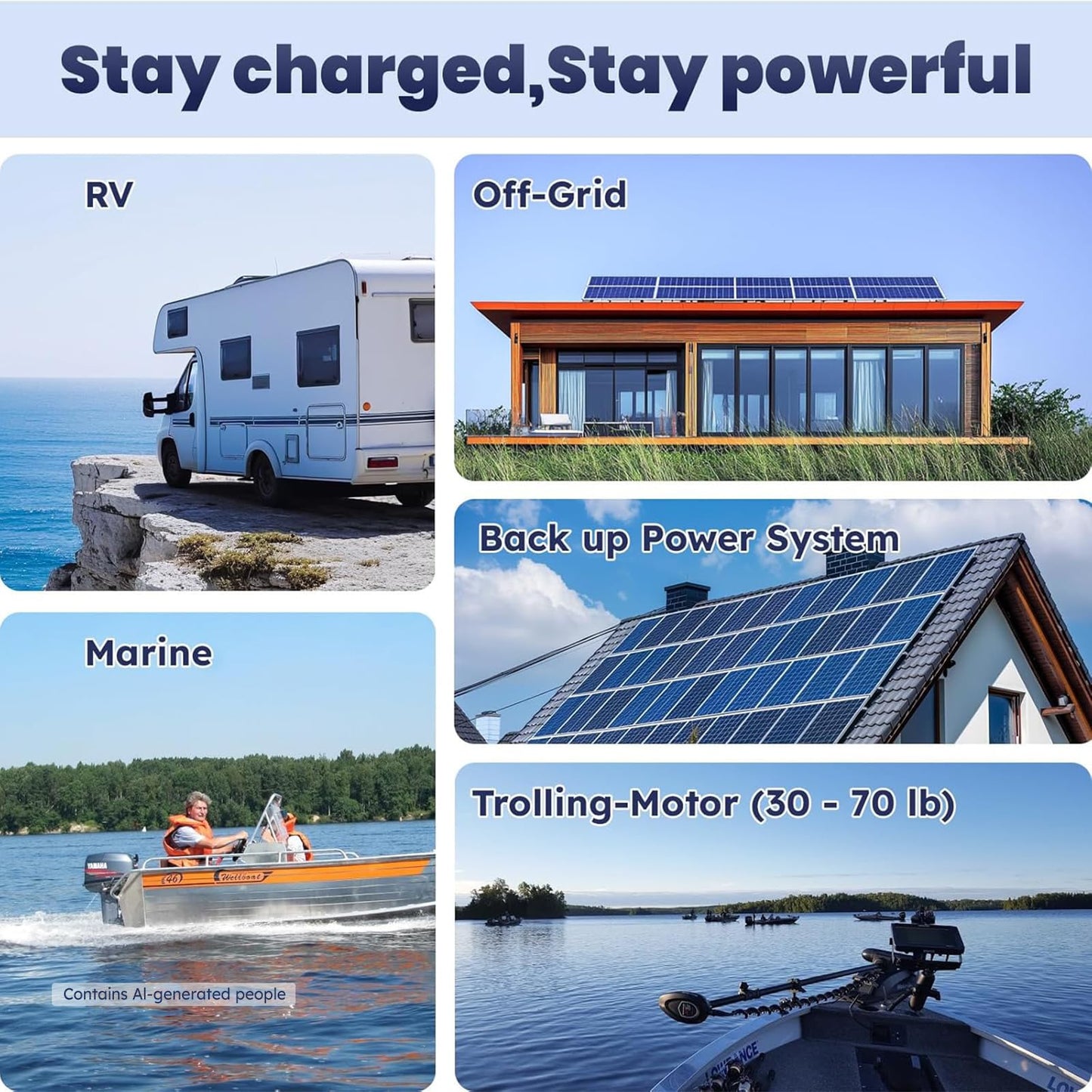 Timeusb 12V 140Ah LiFePO4 Lithium Battery for Marine, Trolling Motor, Rv
