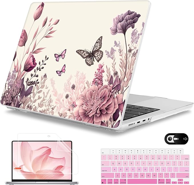 Mektron Case for 2026 M5 MacBook Pro 16 inch A3429 A3428 M4 A3403 A3186 M3 A2991 M2 A2780 M1 A2485 (2021-2025) Pro/Max with Liquid Retina XDR, Hard Shell Plastic Laptop Cover