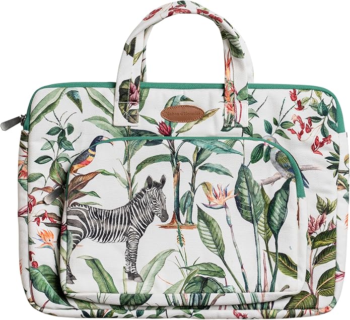 Maison d' Hermine Laptop Bag with Front Pocket Upto 15.5 inch Laptop Tablet
