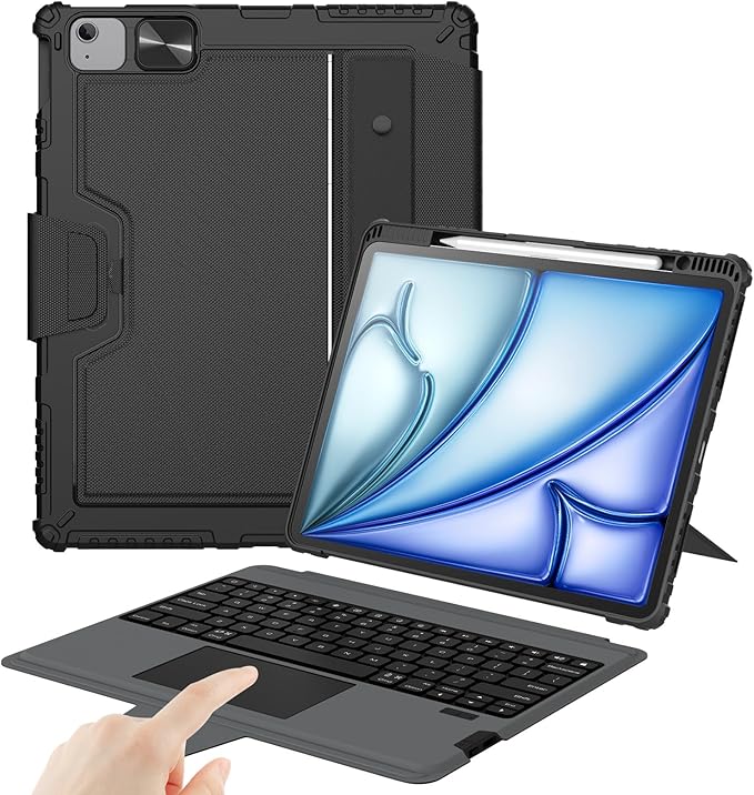 Nillkin Rugged Detachable Keyboard Case for iPad Air 13" & Pro 12.9"