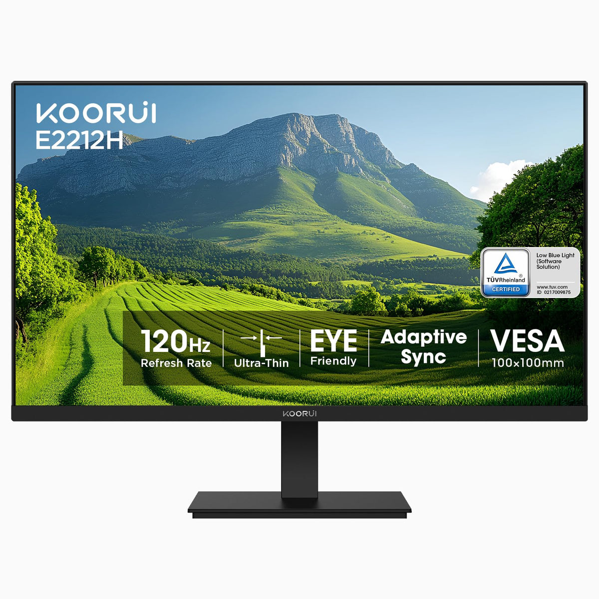 KOORUI 27 Inch Computer Monitor 144Hz FHD 1080p VA Display for Work & Play