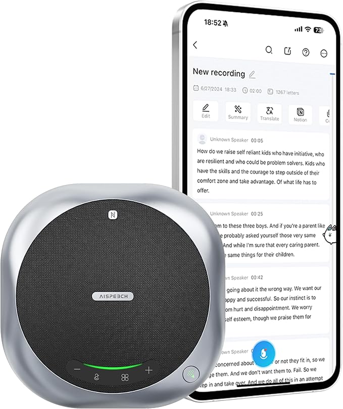 Conference Speaker and Microphone for Online Meetings and Remote Work