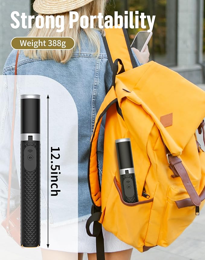 Phone Tripod Selfie Stick:Phone Stand for Recording,Bluetooth Selfie Stick for iPhone Compatible with Android(Samsung Galaxy s24 Ultra) is Content Creator 's Travel Essentials Tool