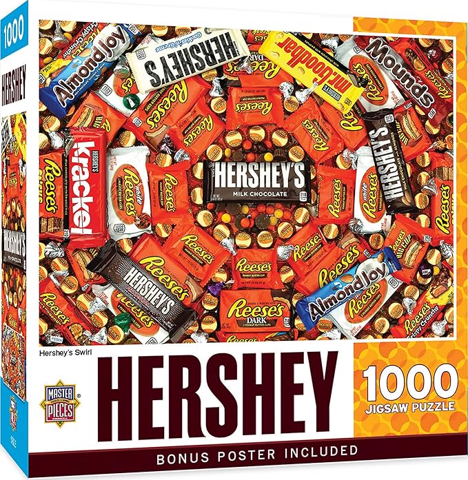 MasterPieces 1000 Piece Jigsaw Puzzle for Adults, Family, Or Youth - Hershey's Mayhem - 19.25"x26.75"
