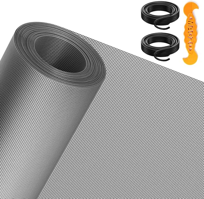 2PACK MAGZO Window&Door Screen Replacement Kit