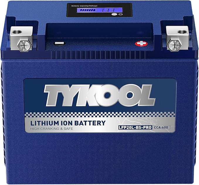 TYKOOL YTX9-BS-PRO,3X Cranking Amps,5X Life, Lithium LiFePO4 Motorcycle Battery,300 CCA,Powersports Battery,Fits for ATV,UTV,Scooter,Riding Lawn Mower,Honda eu3000is,400ex,Predator Generator
