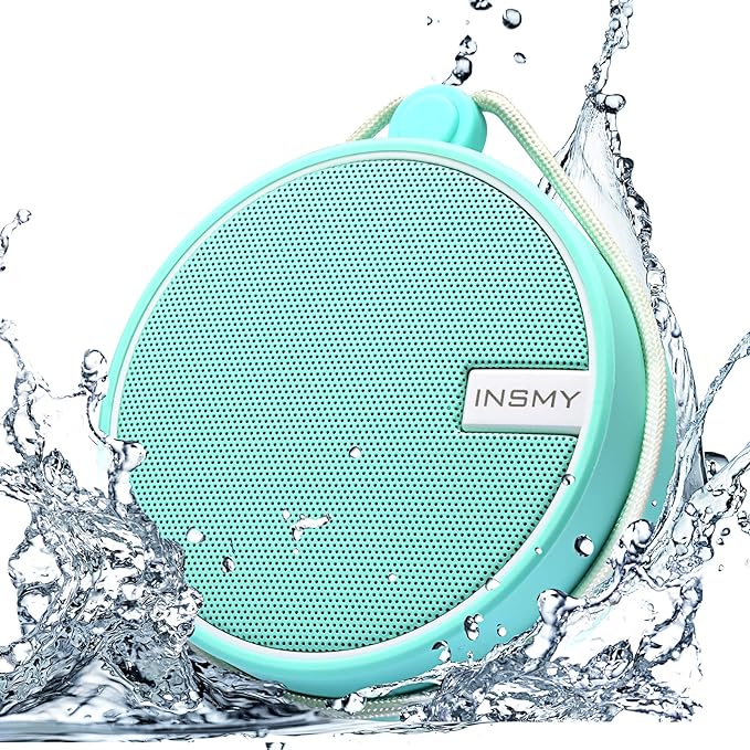 INSMY C12 IP67 Waterproof Shower Bluetooth Speakers Portable Small Speaker