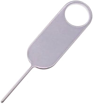 Phonsun 2 Pack SIM Card Removal Tool, SIM Ejector Pin for iPhone Samsung Google Pixel, Universal SIM Tray Eject Tool & Doorbell Reset Pin, Easy Carry (Key Ring Included) - Small