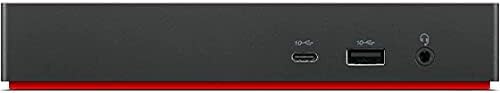 Lenovo ThinkPad USB Type-C Dock Gen 2 with 4K (40AY0090US) + ZoomSpeed HDMI Cable (with Ethernet) + ZoomSpeed DisplayPort Cable + Starter Bundle