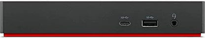Lenovo ThinkPad USB Type-C Dock Gen 2 with 4K (40AY0090US) + ZoomSpeed HDMI Cable (with Ethernet) + ZoomSpeed DisplayPort Cable + Starter Bundle