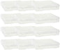 12” x 12” Plastic Scrapbook Storage Case by Simply Tidy - Portable Case for Documents, Papers, Sewing, Crafts - Clear, Bulk 12 Pack