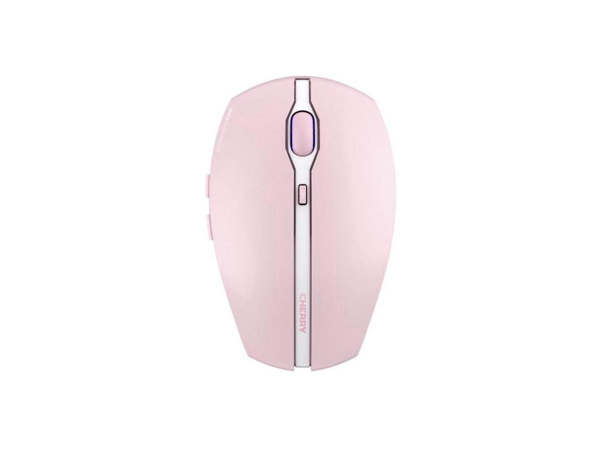 Cherry GENTIX BT Wireless Bluetooth Mouse, Multi-Device Function for up to 3 Devices, Switchable Resolution (1000/2000 DPI), 7 Buttons and Scroll Wheel, Battery Operated, Black (Agave Green)