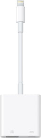 [Apple MFi Certified] Lightning to USB Camera Adapter with Charging Port for iPhone, USB3 Female OTG Adapter Compatible with iPhone/iPad Card, Readers, USB Flash Drives, Keyboards, Mice