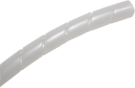 Kable Kontrol Vortex Spiral Cable Wrap - 3/4” Inch 100’ Feet Long - Hose Protector Flexible Polyethylene Wire Conduit Tubing Cable Sleeve Cord Cover to Organize Wires – Natural
