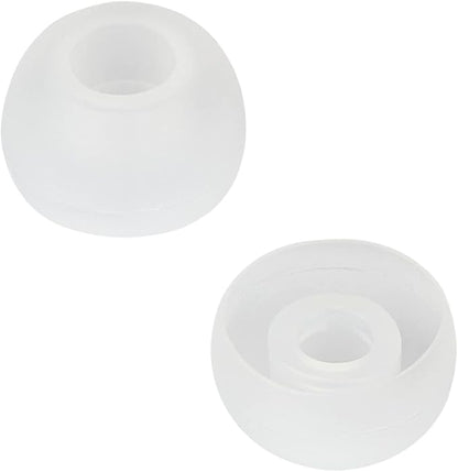 9 Pairs White Earbud Tips,Replacement Headphone Covers, Soft Rubber Tips Compatible with Powerbeats 2/3 LG Samsung Earbuds