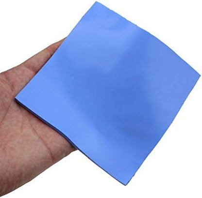 Thermal Pad, 100x100x1mm Highly Efficient 6.0 W/mK, Insulated Heat Resistant Silicone Pad for IC SSD CPU GPU Heat Sink LED Cooling