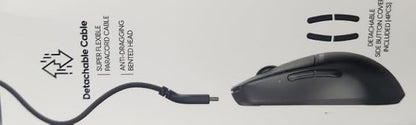 Pulsar Gaming Gears X2A Wired Gaming Mouse, Ultra Lightweight, Optical Switch, 26000 DPI, Motion Sync, PAW3395 Sensor (Medium, Wired, Black)