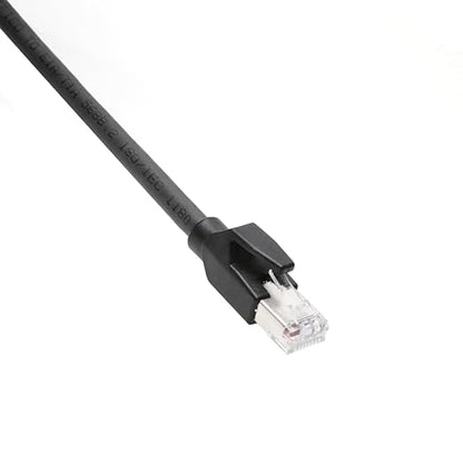 Alvin's Cables M12 X-Code 8 Pin Male to RJ45 Ethernet Cable for Cognex Keyence Camera, High-Flex Cat6a Cable for Industrial Automation, Fieldbus Module, Robotics, Right Angle 49.2ft/15m