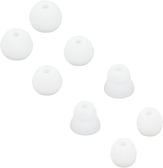 Earbud Tips Ear Tips Replacement Earbud Tips Earbud Replacement Tips Headphone Earbud Tips Earbud Tip Eartips Earbud Covers Compatible With Powerbeats Pro Beats Wireless Earphone 4 Pairs (White)