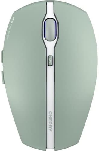 Cherry GENTIX BT Wireless Bluetooth Mouse, Multi-Device Function for up to 3 Devices, Switchable Resolution (1000/2000 DPI), 7 Buttons and Scroll Wheel, Battery Operated