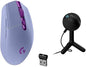Logitech G305 Lightspeed Wireless Gaming Mouse, Lilac + Yeti Orb RGB Gaming Microphone with LIGHTSYNC, USB Mic for Streaming