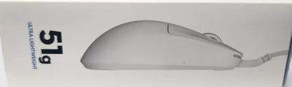 Pulsar Gaming Gears X2 Wired Gaming Mouse, Ultra Lightweight, Optical Switch, 26000 DPI, Motion Sync, PAW3395 Sensor (Medium, Wired, White)