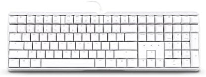 Cherry MX 3.0 S Wired Mechanical Gaming Keyboard. Aluminum Housing Built for Gamers w/MX Black Switches. RGB Backlit Color Display Over 16m Colors. from The Makers of MX. Full Size. Pure White.