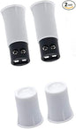 2 Sets MC-33C Normally Closed Recessed Window Door Contact Sensor Alarm Magnetic Reed Switch