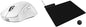 Logitech G Pro X Superlight 2 DEX Lightspeed Wireless Gaming Mouse + Powerplay 2 Wireless Charging Mouse Pad Bundle - White