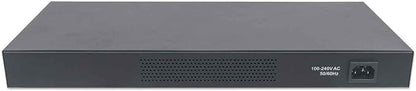 Intellinet 24 Port Gigabit Ethernet Switch with 2 SFP Ports – Unmanaged - Rackmount / Desktop, Fanless & Quiet, Sturdy Metal, 52 Gbps Switch Fabric – 3 Yr Mfg Warranty - 561044