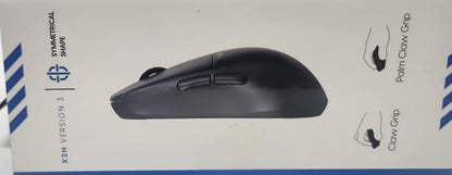 Pulsar Gaming Gears X2H v3 Wireless Gaming Mouse, Ultra Lightweight 1.87 oz (53g), Symmetrical, Optical Switch, 32000 DPI, 750 IPS, XS-1 Sensor, 8k Compatible (Mini, Black)