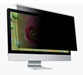 THE OX COLLECTIVE Privacy Screen Filter - 24 Inch Computer Monitor Privacy Shield Film for 23.6" 23.8" Monitor - Anti Glare Screen Cover, Blue Screen Protector for Eyes - 16:9 Hanging Film Shield