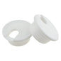 HAHIYO 2Pcs 1.5Inch/38mm White ABS Plastic U-Shaped Desk Grommet Wire Grommet Cable Management Cord Hole Cover Desk Wire Hole Insert Wire Organizer for Computer Office Home School Equipment Systems