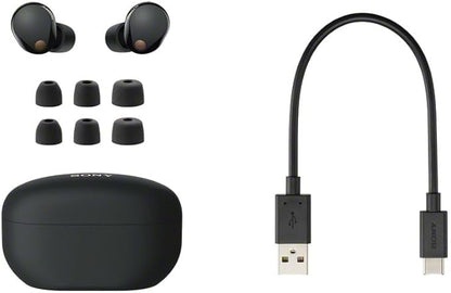 Sony WF-1000XM5 The Best Truly Wireless Bluetooth Noise Canceling Earbuds & in-Ear Headphones with Alexa Built-in, Black