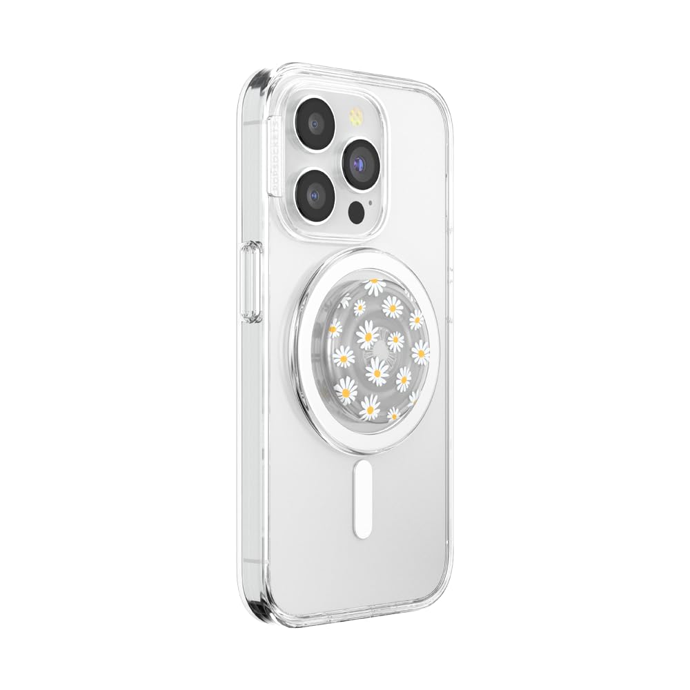 PopSockets Phone Grip for MagSafe, Magnetic Holder- He Loves Me Not