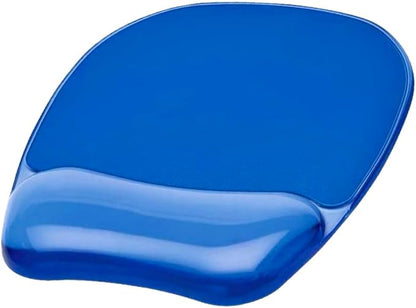 Ergonomic Mouse Pad with Wrist Support Gel Mousepad with Wrist Rest, Soft Black Computer Mouse Pad for Laptop, Pain Relief Mousepads with Non-Slip PU Base for Gaming, Home& Office, 9.9x8.8in, Round