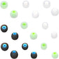 Earbuds Replacement Tips Silicone Earbud Tips Ear Gels Fit for Inner Hole from 3.8mm - 5.1mm Earphones 9 Pairs S/M/L