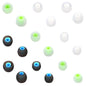 Earbuds Replacement Tips Silicone Earbud Tips Ear Gels Fit for Inner Hole from 3.8mm - 5.1mm Earphones 9 Pairs S/M/L