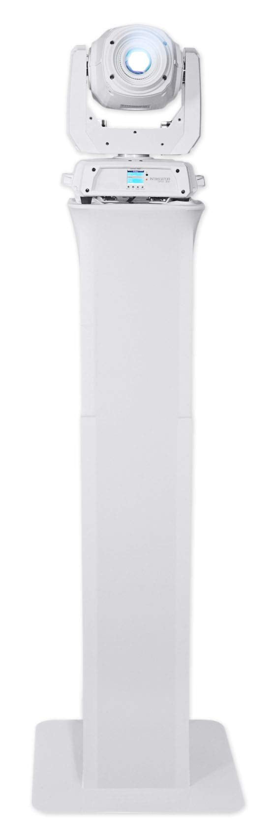 Rockville RTP82W 8 ft Adjustable White Totem Moving Head Light Stand